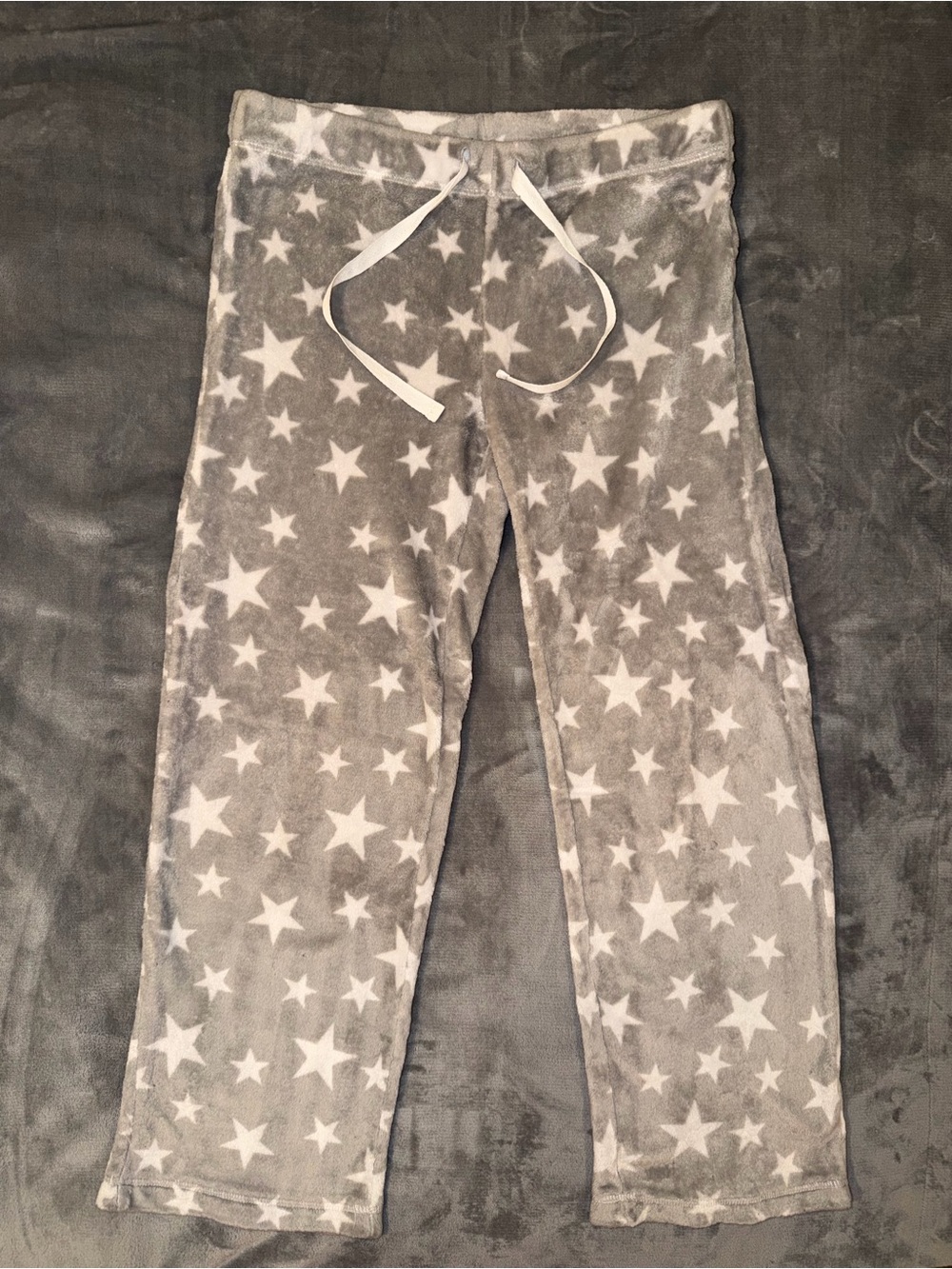 🩶 Cozy Star Print Fleece Lounge Pants